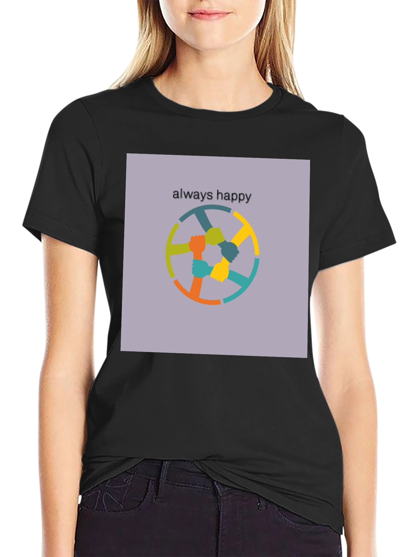 Always Happy T-Shirt - Unity Design