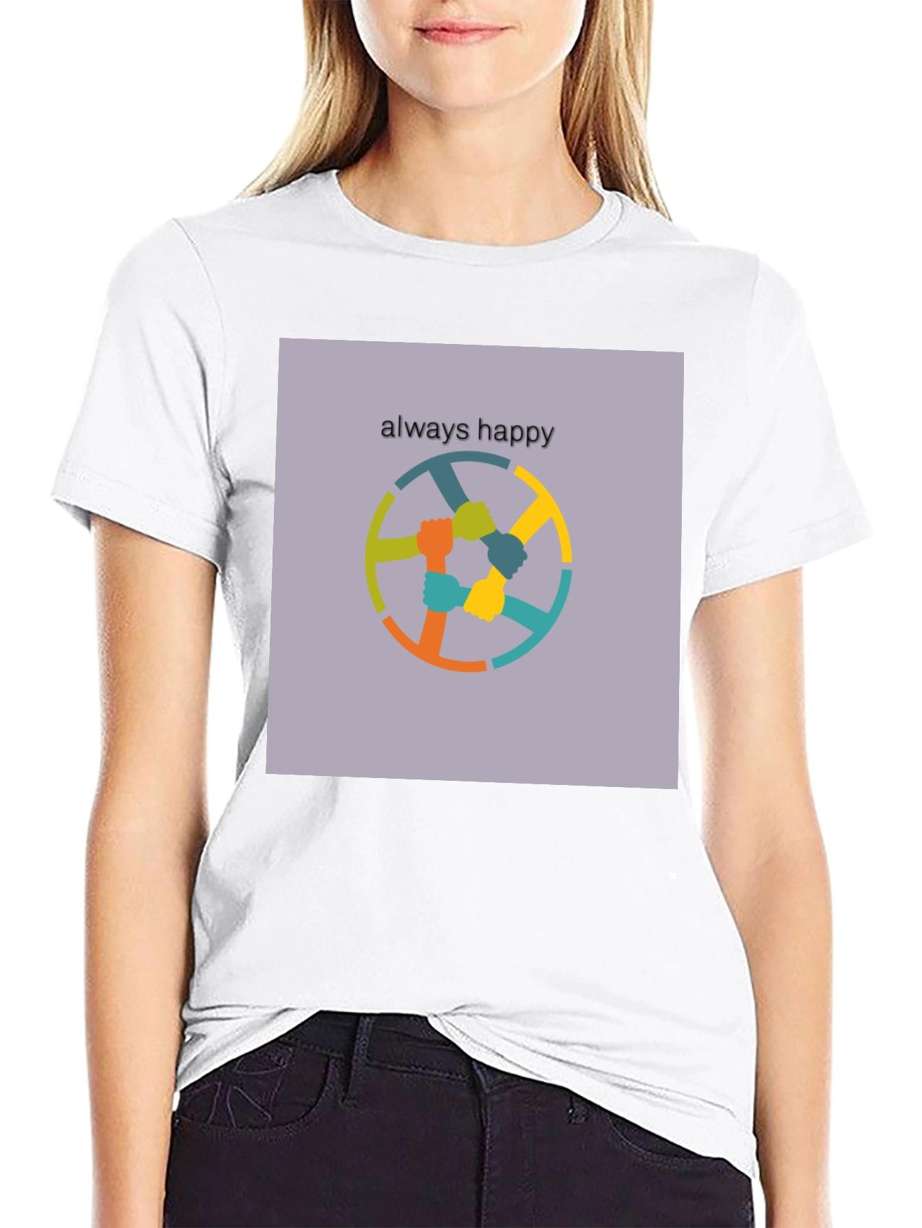 Always Happy T-Shirt - Unity Design