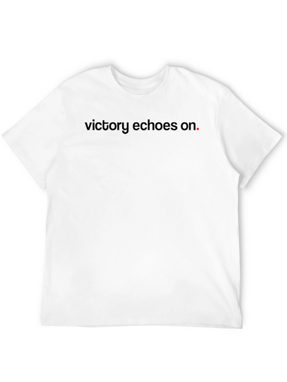Victory Echoes On T-Shirt - Black