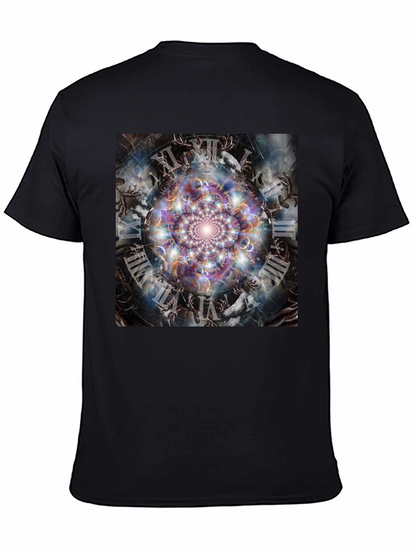 Surreal Time Mandala Graphic Tee