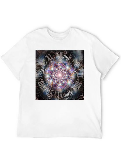 Surreal Time Mandala Graphic Tee
