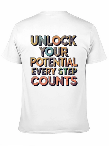 Unlock Your Potential Motivational Graphic Tee