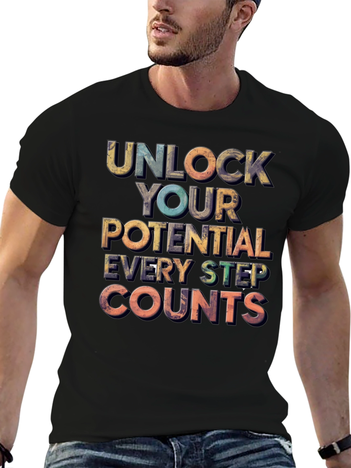 Unlock Your Potential Motivational Graphic Tee
