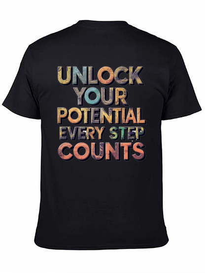 Unlock Your Potential Motivational Graphic Tee