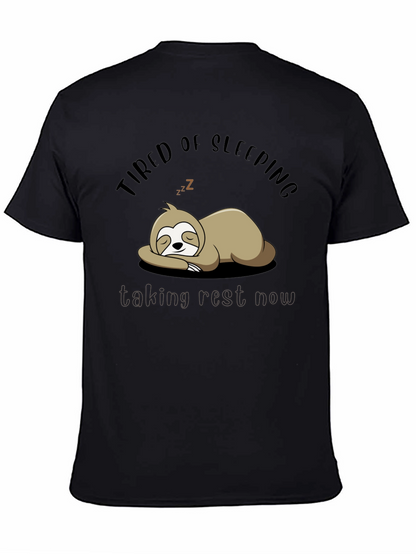 Tired of Sleeping Sloth T-Shirt - Taking Rest Now!