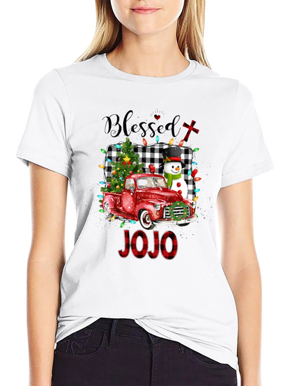 Blessed JOJO Christmas Truck T-Shirt