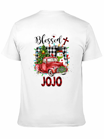 Blessed JOJO Christmas Truck T-Shirt