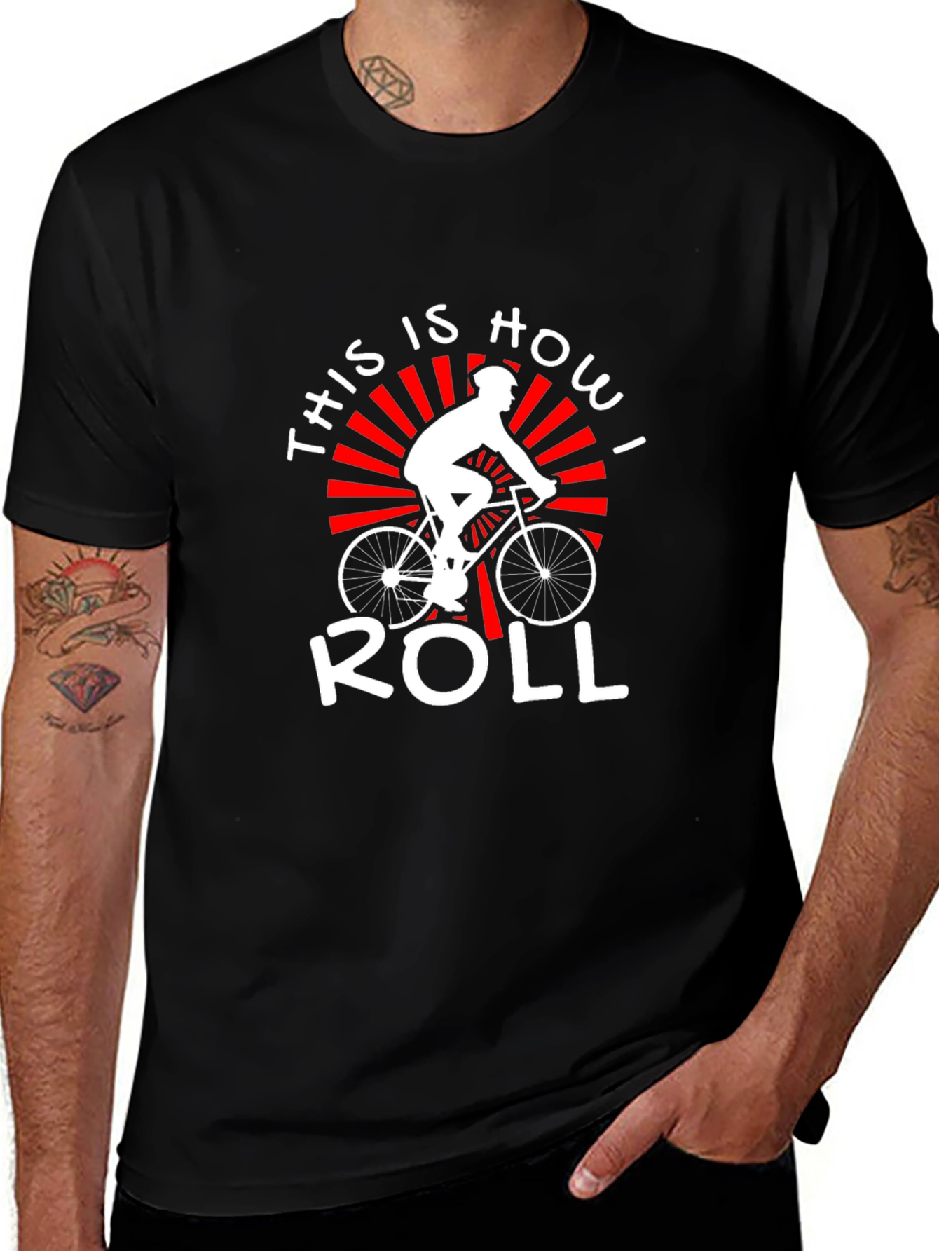 This Is How I Roll Biker Graphic T-Shirt
