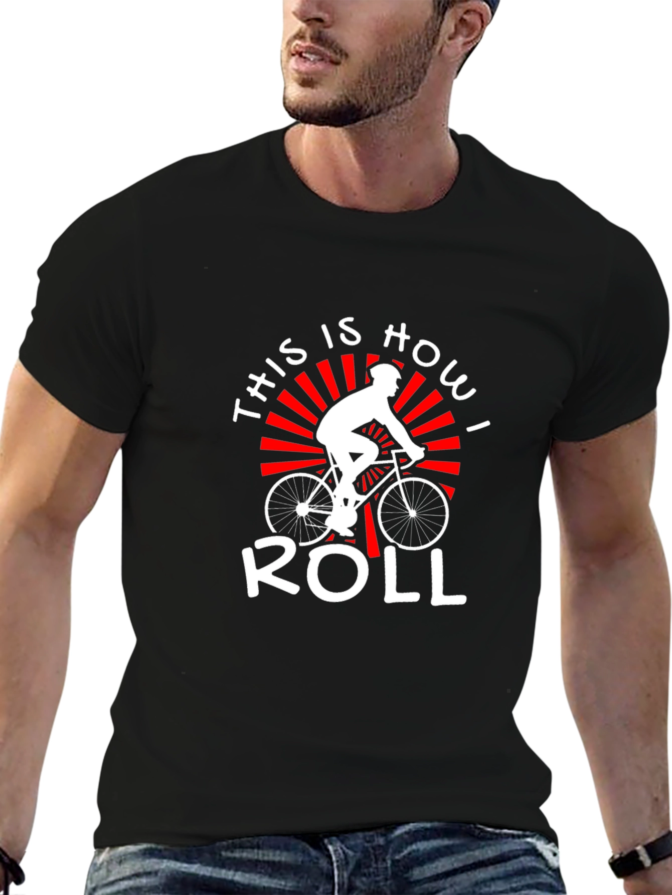 This Is How I Roll Biker Graphic T-Shirt