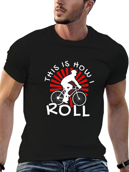 This Is How I Roll Biker Graphic T-Shirt