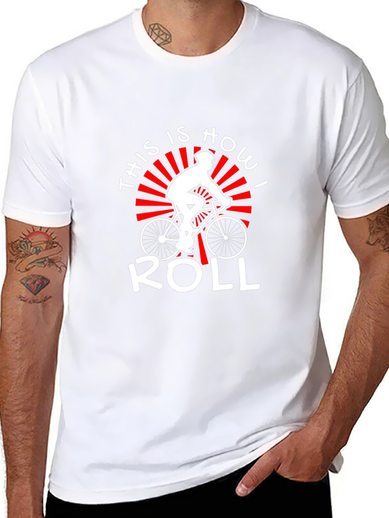 This Is How I Roll Biker Graphic T-Shirt