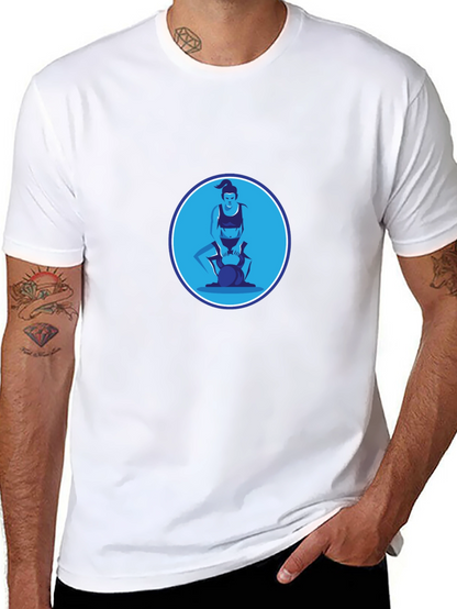 Workout Graphic Tee - Kettlebell Design