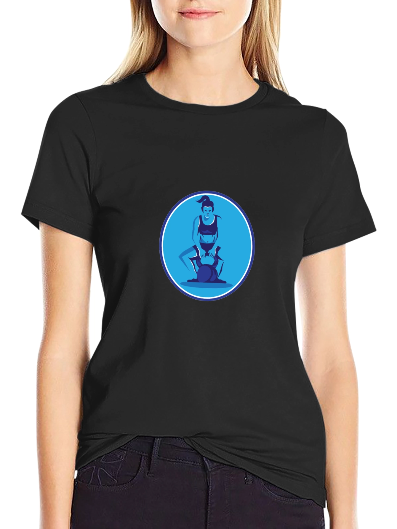 Workout Graphic Tee - Kettlebell Design