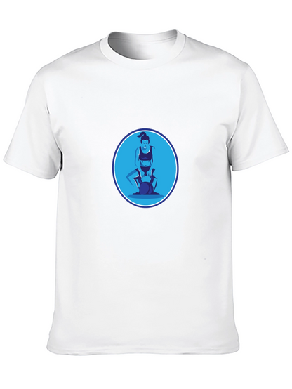 Workout Graphic Tee - Kettlebell Design