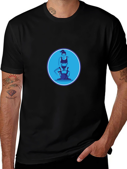 Workout Graphic Tee - Kettlebell Design