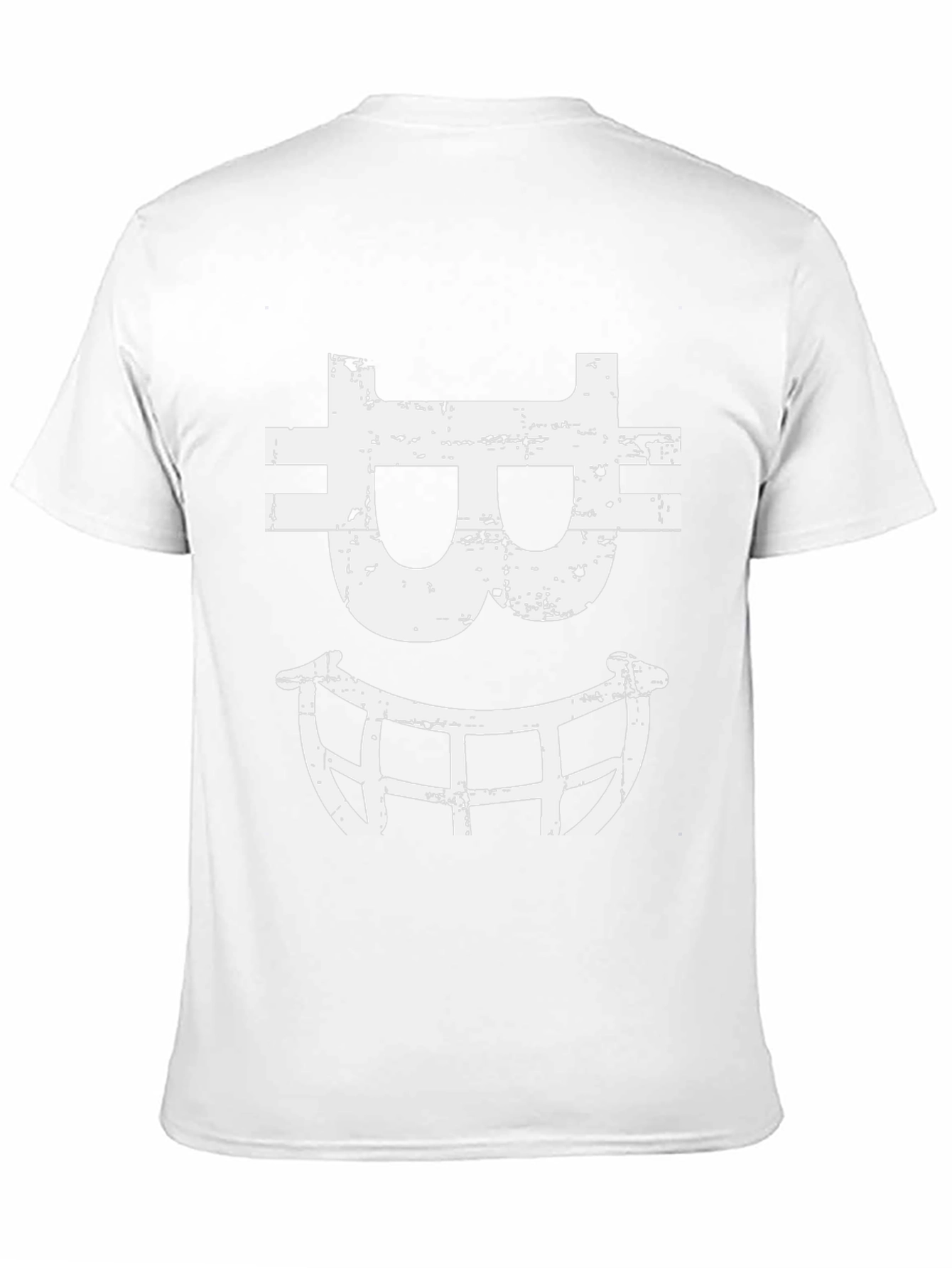 Bitcoin Smile Graphic Tee - Black Cotton Blend