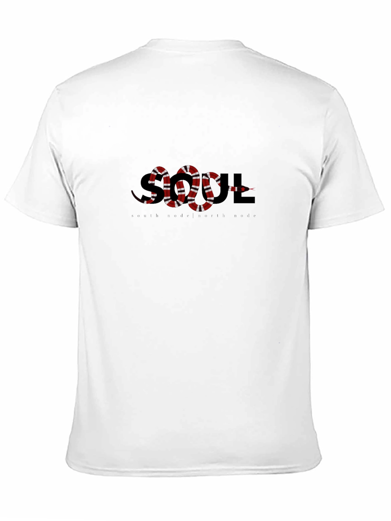 SOUL Snake Graphic Print T-Shirt - Casual Style