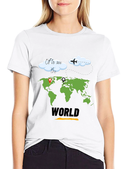 World Travel T-Shirt - Adventure Awaits!