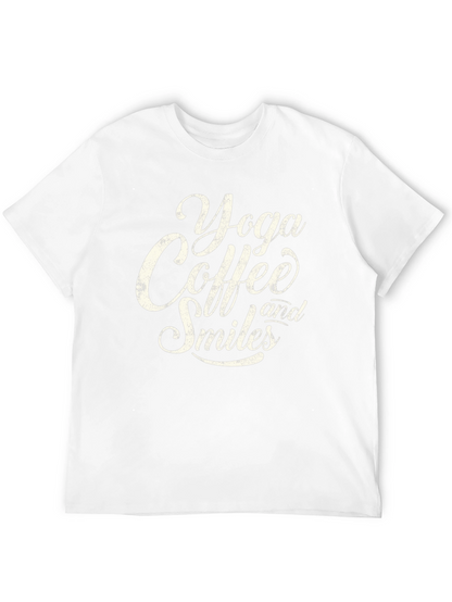 Yoga Coffee Smiles Graphic Tee