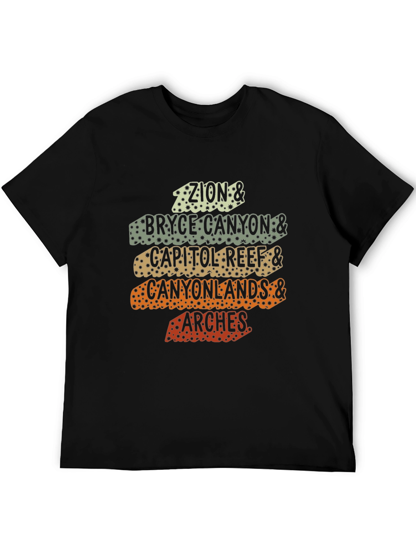 Utah National Parks Retro Graphic T-Shirt