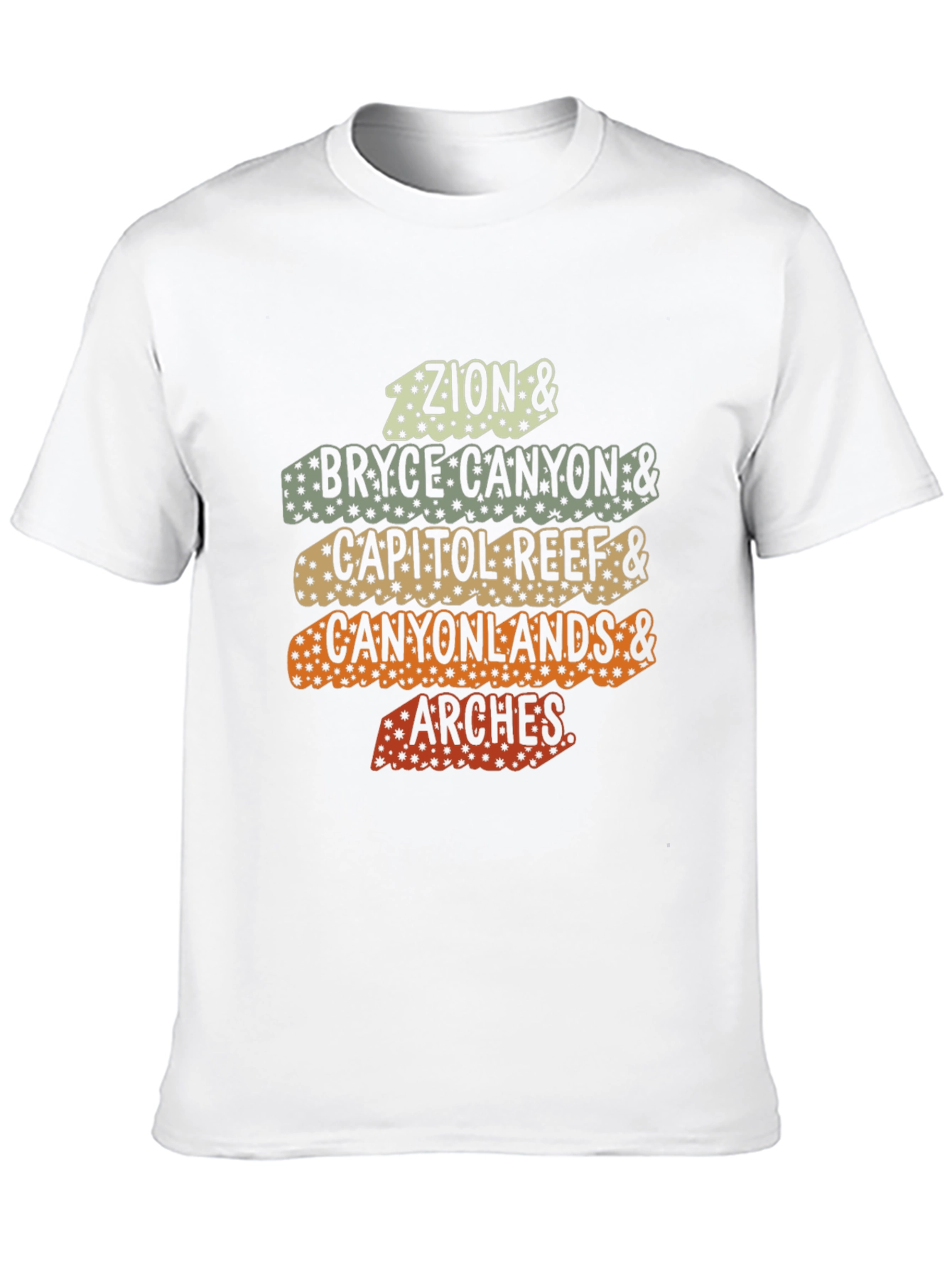 Utah National Parks Retro Graphic T-Shirt