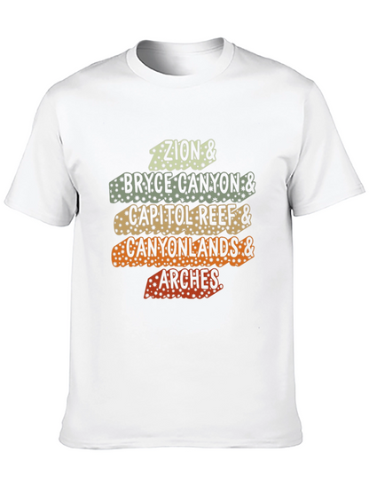 Utah National Parks Retro Graphic T-Shirt