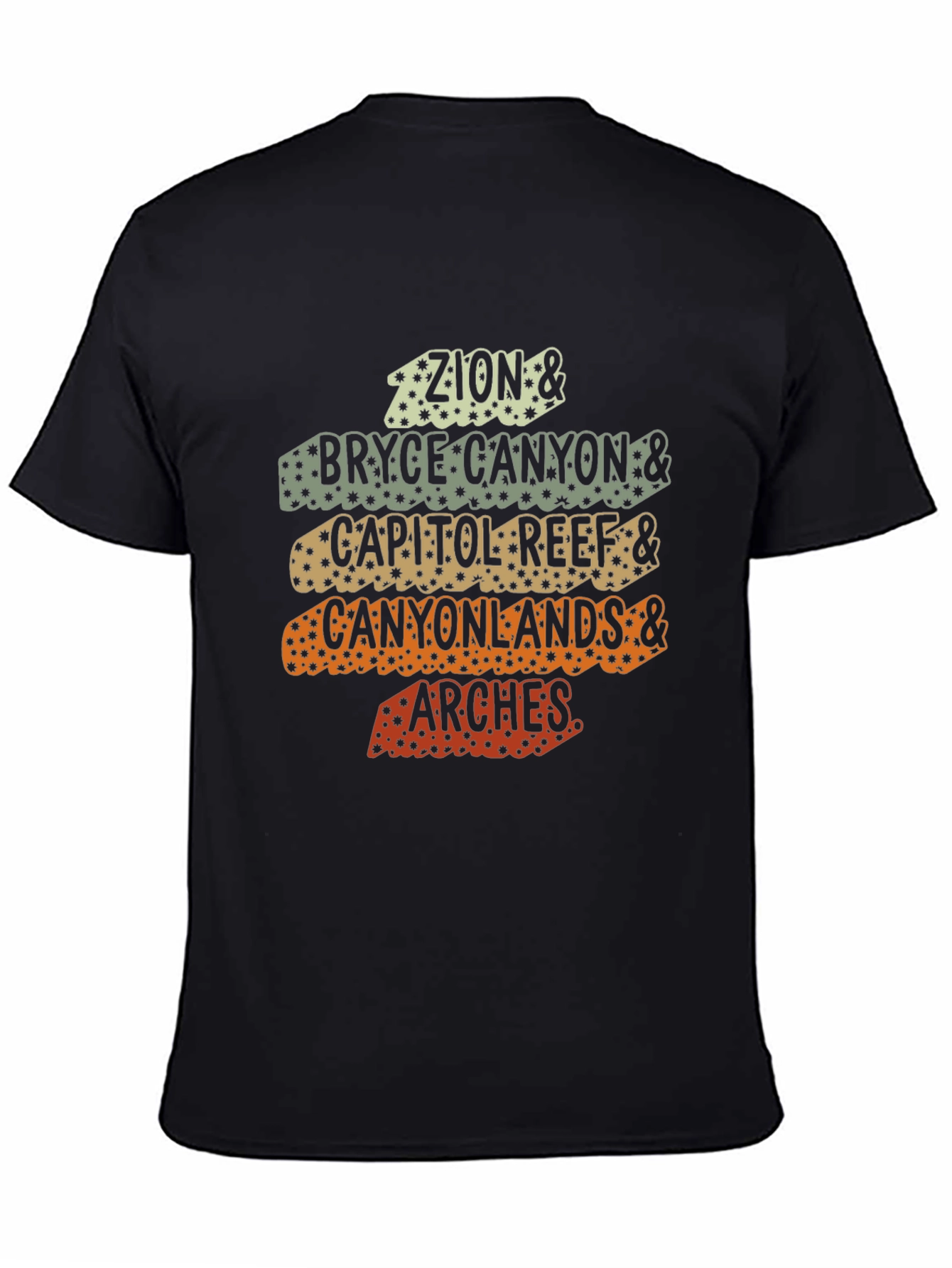 Utah National Parks Retro Graphic T-Shirt