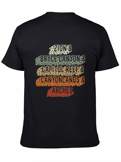 Utah National Parks Retro Graphic T-Shirt