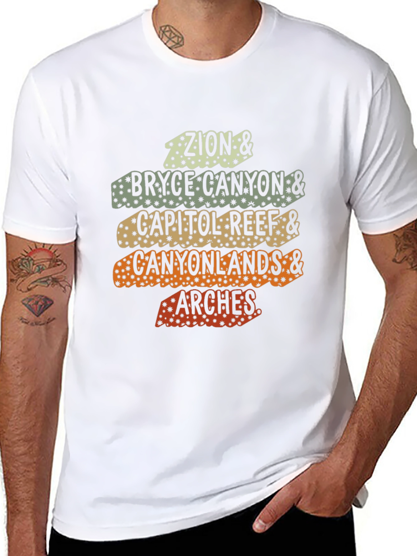 Utah National Parks Retro Graphic T-Shirt
