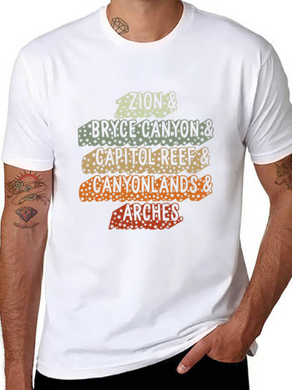Utah National Parks Retro Graphic T-Shirt