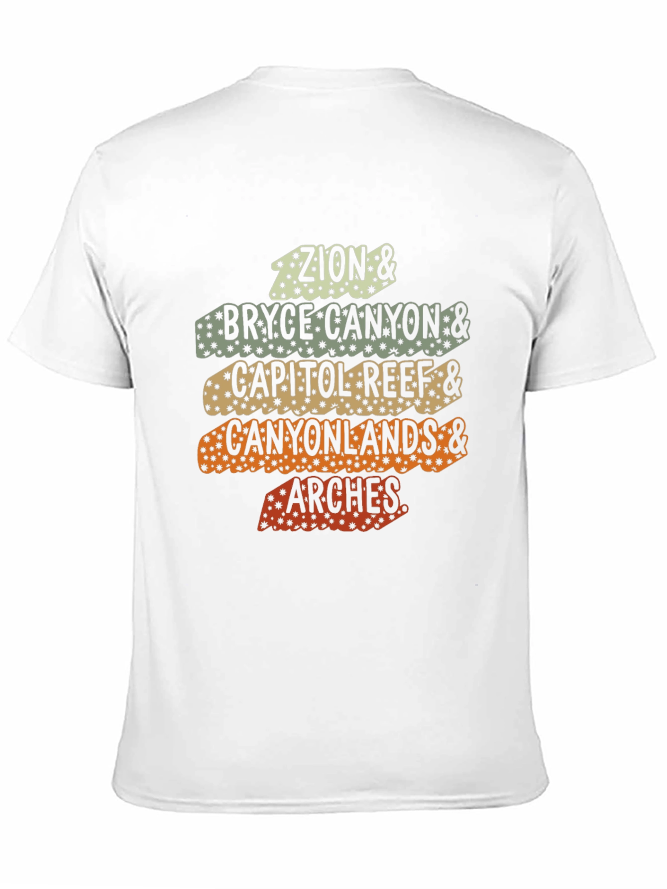 Utah National Parks Retro Graphic T-Shirt