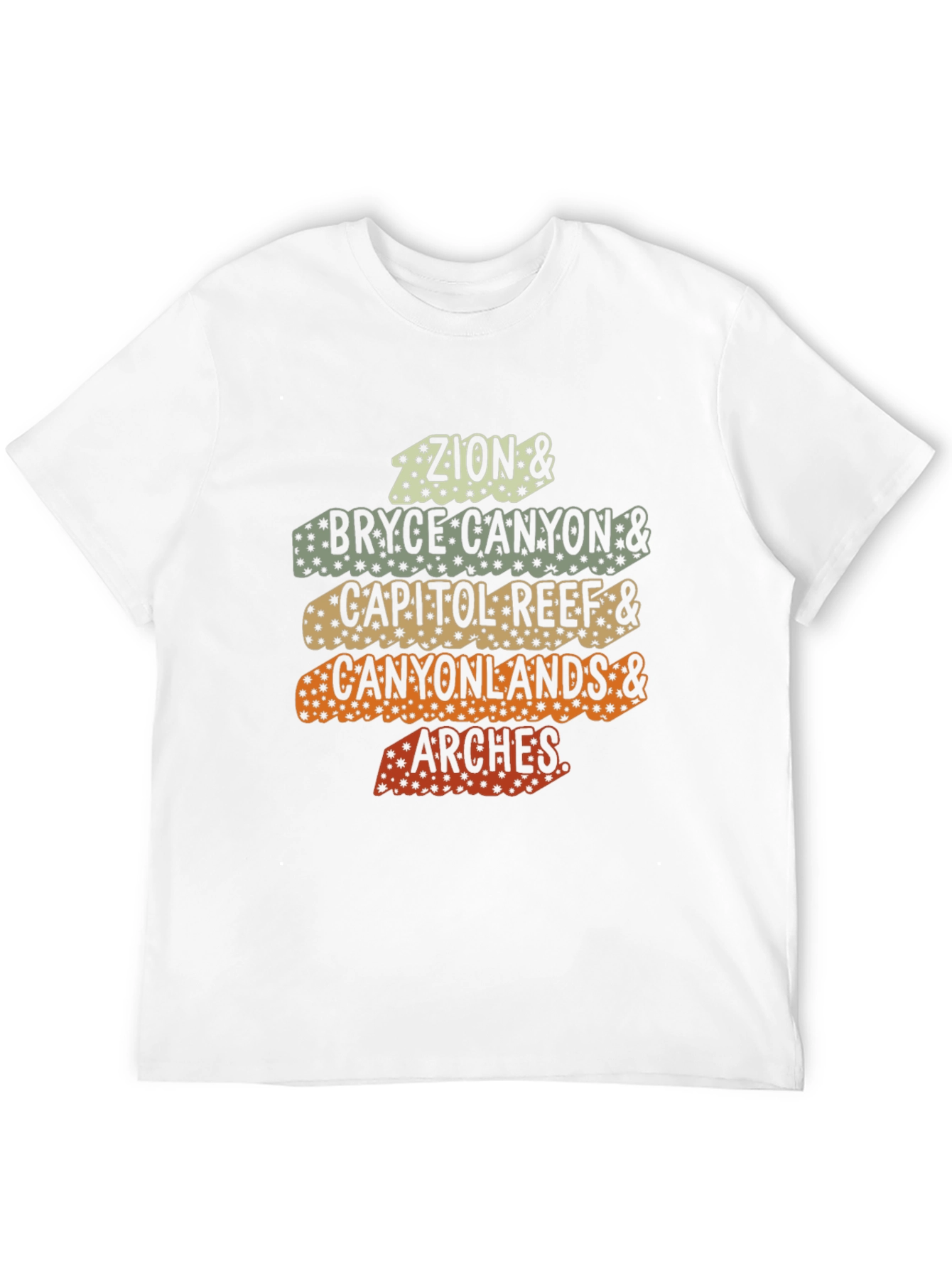Utah National Parks Retro Graphic T-Shirt
