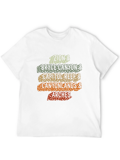 Utah National Parks Retro Graphic T-Shirt