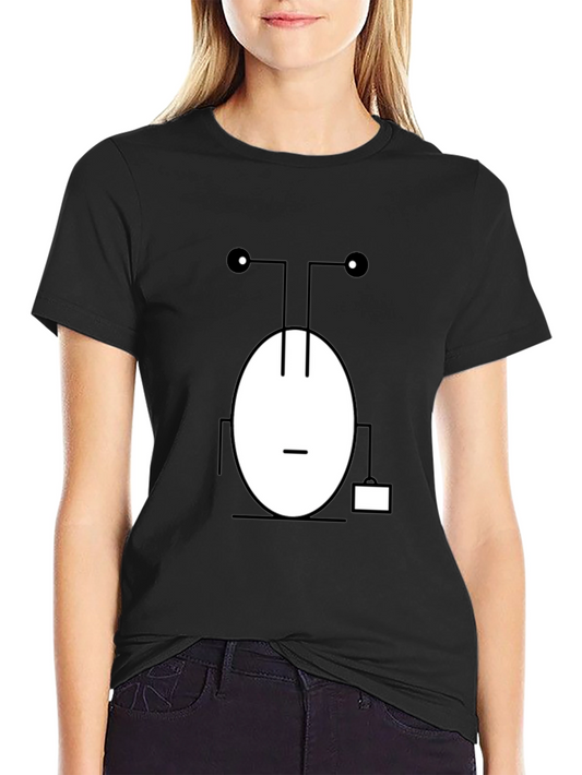 Abstract Robot Graphic Tee - Modern Minimalist Design