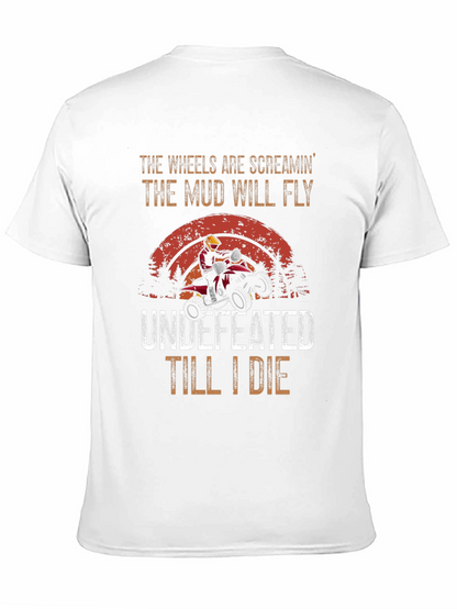 Wheels Screaming ATV Rider T-Shirt