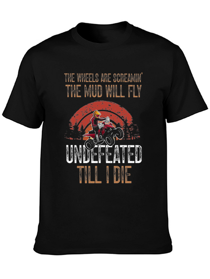 Wheels Screaming ATV Rider T-Shirt