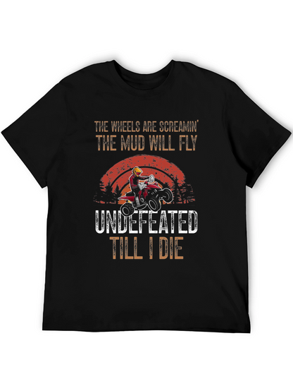 Wheels Screaming ATV Rider T-Shirt