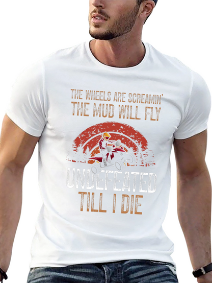 Wheels Screaming ATV Rider T-Shirt