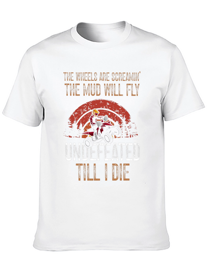 Wheels Screaming ATV Rider T-Shirt