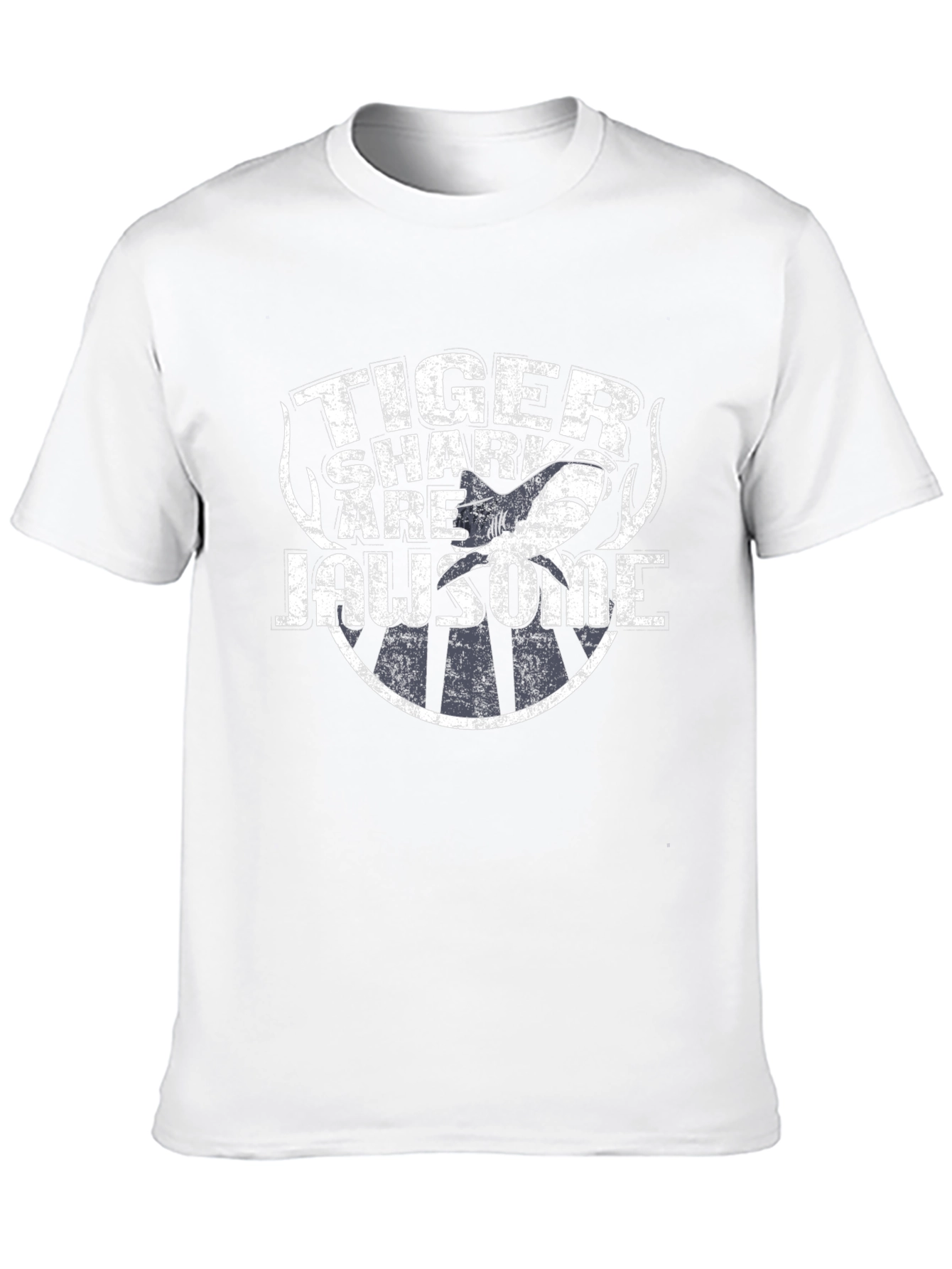 Tiger Shark Jawsome Graphic T-Shirt - Black