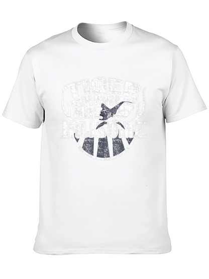 Tiger Shark Jawsome Graphic T-Shirt - Black