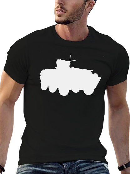 Armored Vehicle Graphic Tee - Cool Military Design