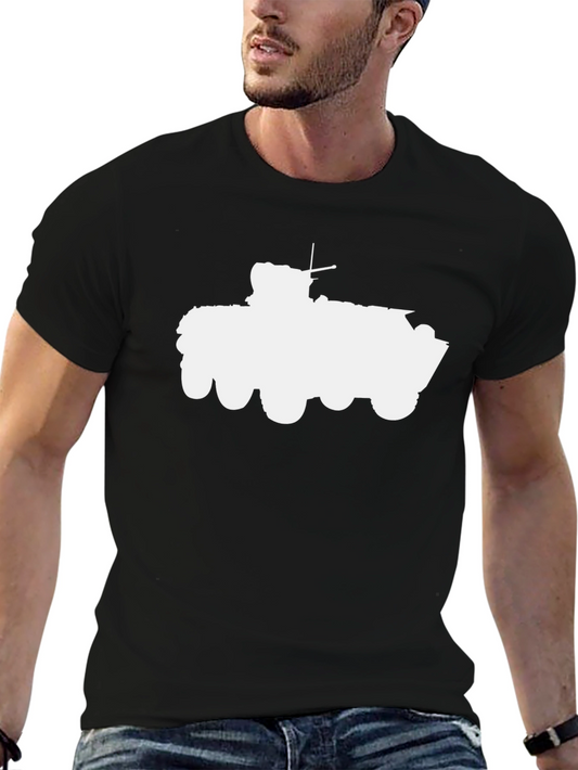 Armored Vehicle Graphic Tee - Cool Military Design