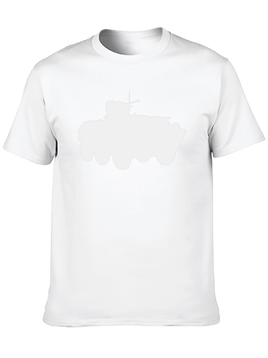 Armored Vehicle Graphic Tee - Cool Military Design