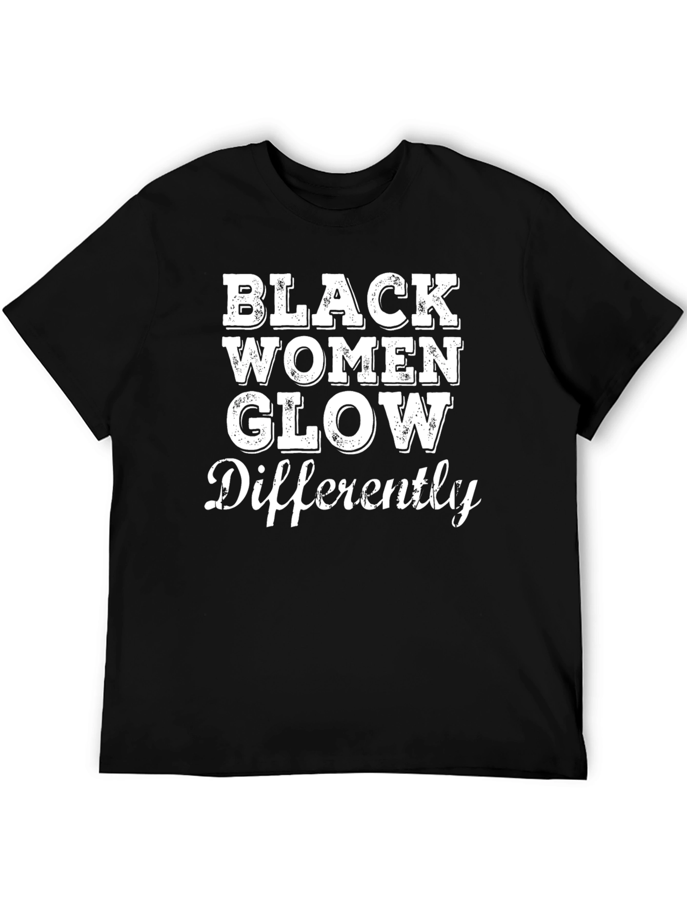 Black Women Glow Differently Graphic Tee