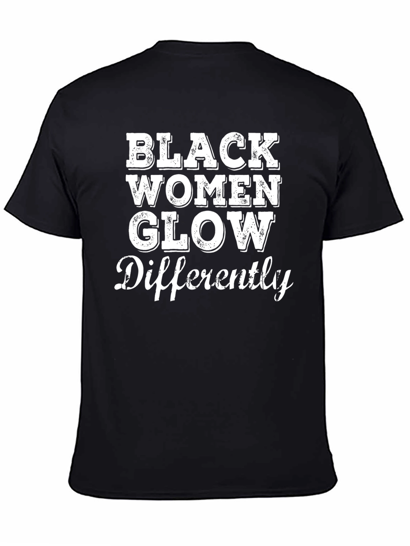 Black Women Glow Differently Graphic Tee