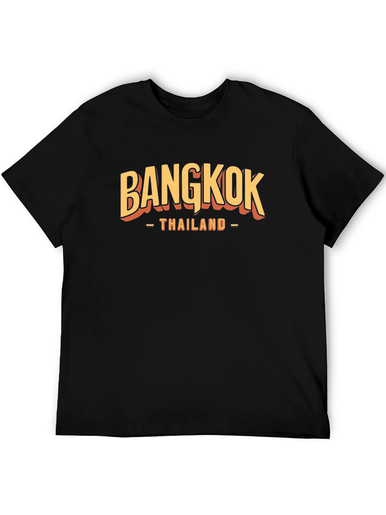Bangkok Thailand Graphic T-Shirt - Black