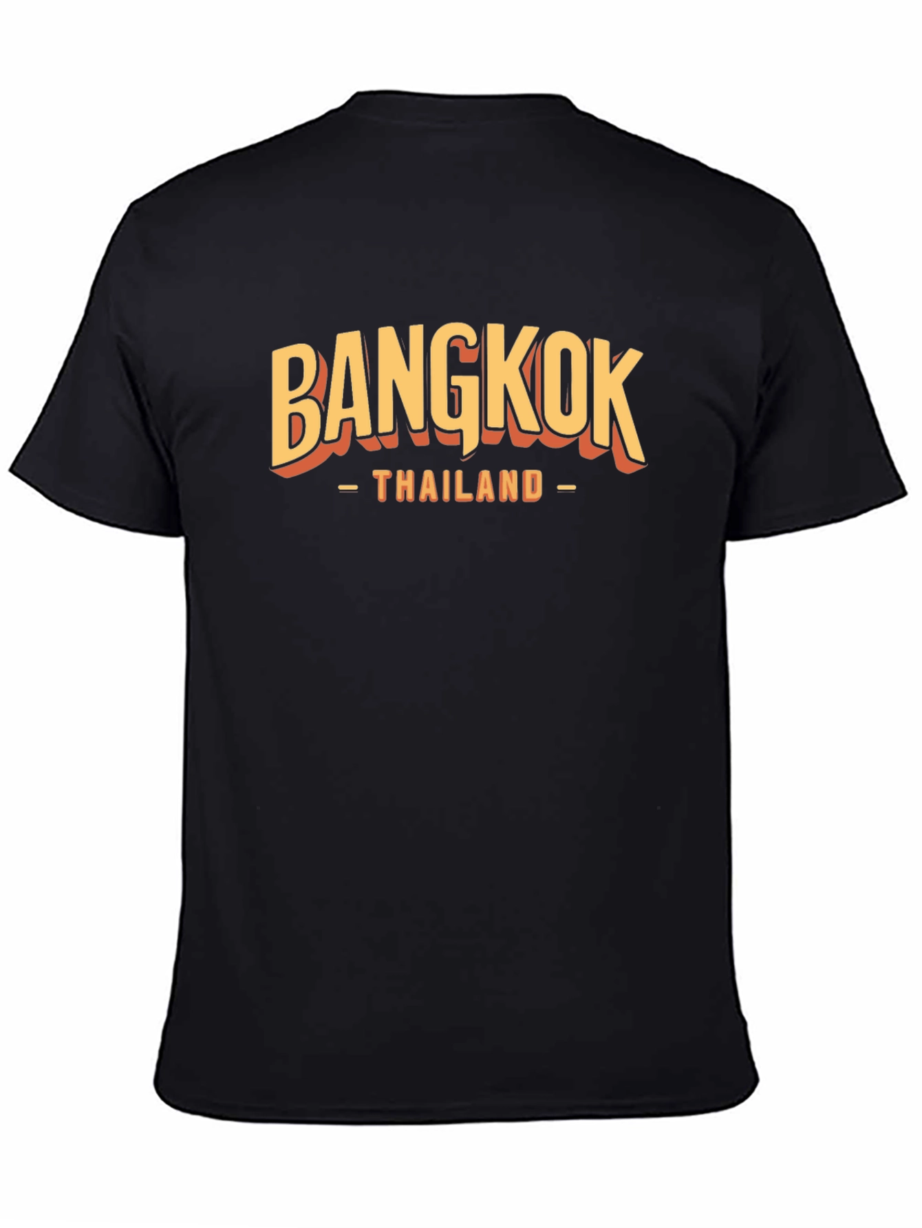Bangkok Thailand Graphic T-Shirt - Black