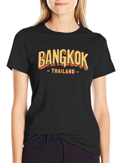 Bangkok Thailand Graphic T-Shirt - Black