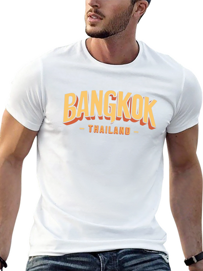 Bangkok Thailand Graphic T-Shirt - Black